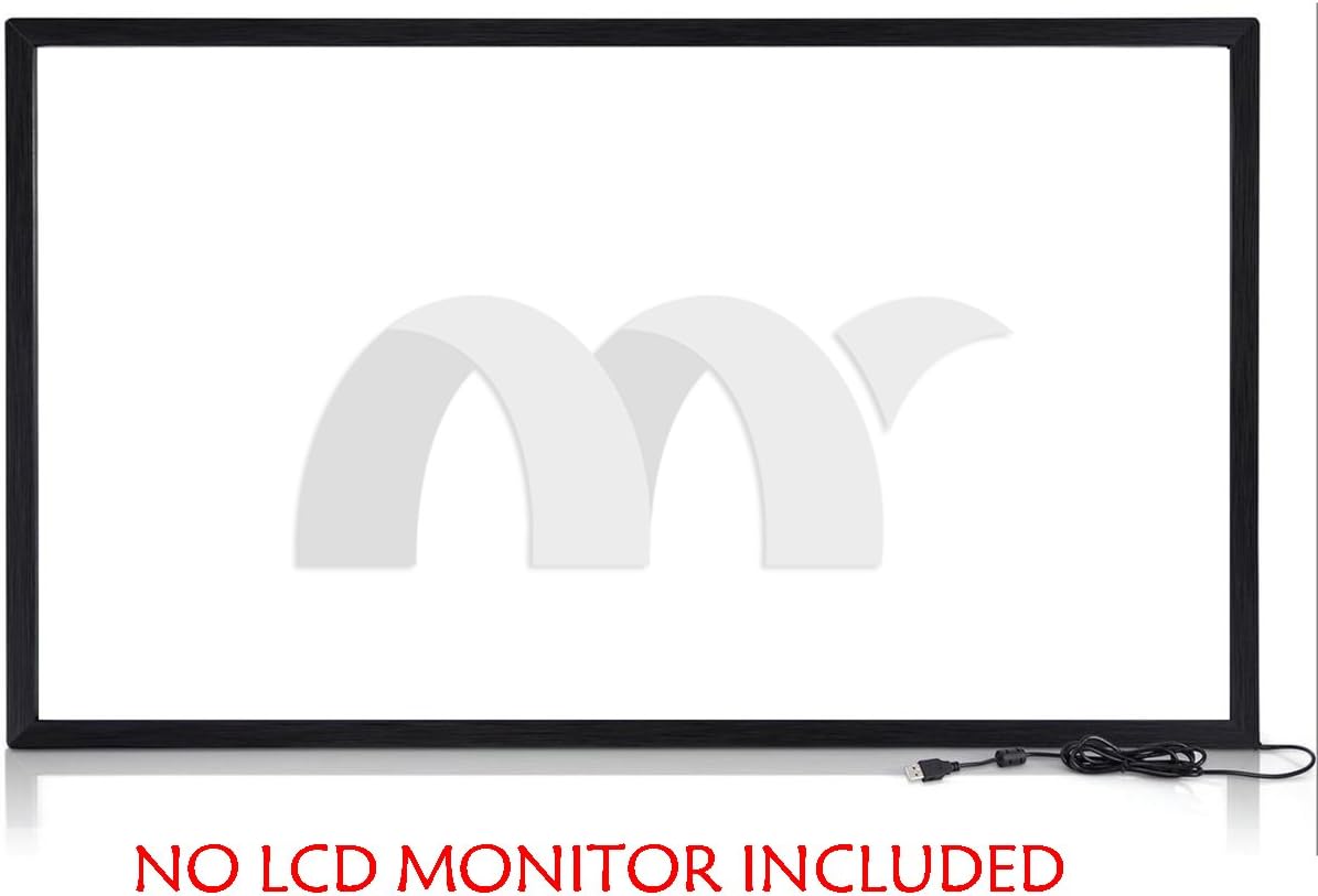 Eztronics Corp® 19″ IR Infrared Grid Touch Screen Glass Panel 16:10 Drive-Free USB for Windows 7 8 10 Android MAC OS X Linux
