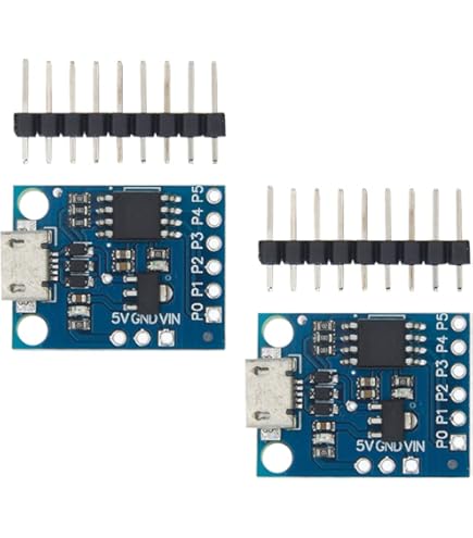 25 Pièces ATTINY85-20PU - Microcontrôleur ATMEL DIP - Pour Projets électroniques & DIY - 6