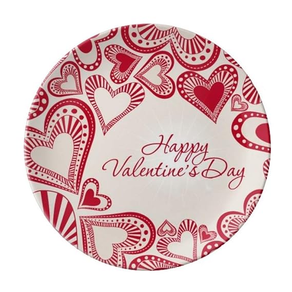 Pepperfry gift cards offers: buy pepperfry e-gift vouchers 2019 Buy DIYthinker Happy Valentine's Day Cute Red Hearts Plate Decorative