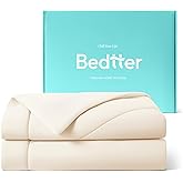 Bedtter® Luxe Cooling Comforter Twin/Twin XL, Cooling Blanket for Hot Sleepers, Q-Max>0.46 Sorona and Tencel Filling, Double-Sided Cold Breathable Lightweight Blanket, 68"x90", Ivory