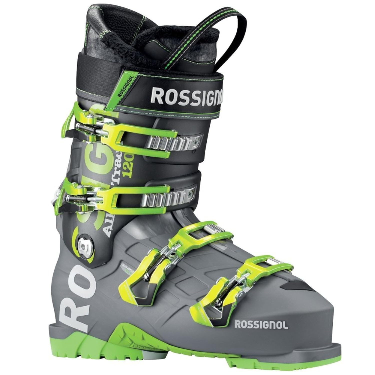 chaussure de ski alltrack 90 black red rossignol