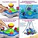 Baby Bath Toys for Kids - Whale Island Bathtub Toys - Best Baby Bath Toy Set - Bathtime Fun Tub Toys - Water Bath Toys with Bathtub Toy Organizer - Battery Operated Spray Water Pump Fountain Age 1 2 3