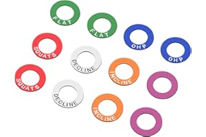 MANWU 新品 Power Squat Rack Barbell Magnetic Position Markers Reminders Label for Home Gym & Garage Gyms,Squat Rack Magnets identifier Rings for Power Rack J-Cup