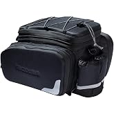 Racktime Odin 2.0 Bag Black 14.6x9.4x9.4 SnapIt 2.0 Bicycle Pannier Bag