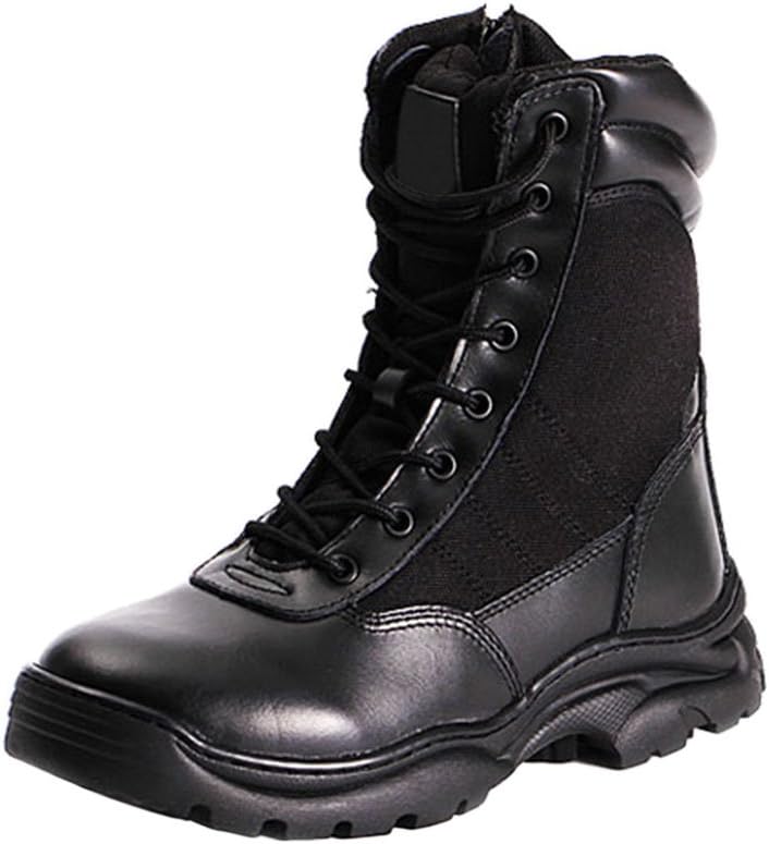 New Black Leather Desert Army Combat Patrol Boots Tactical Cadet Military Security Tan Jungle