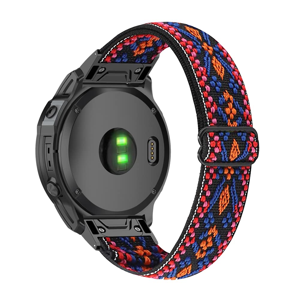 BBZ Fenix 7S Strap,Soft Adjustable Sport Replacement Wristbands Nylon Strap Compatible with Fenix 7S Solar/Fenix 7S Sapphire Solar/Fenix 6S/Fenix 6S Pro/Fenix 5S/Fenix 5S Plus