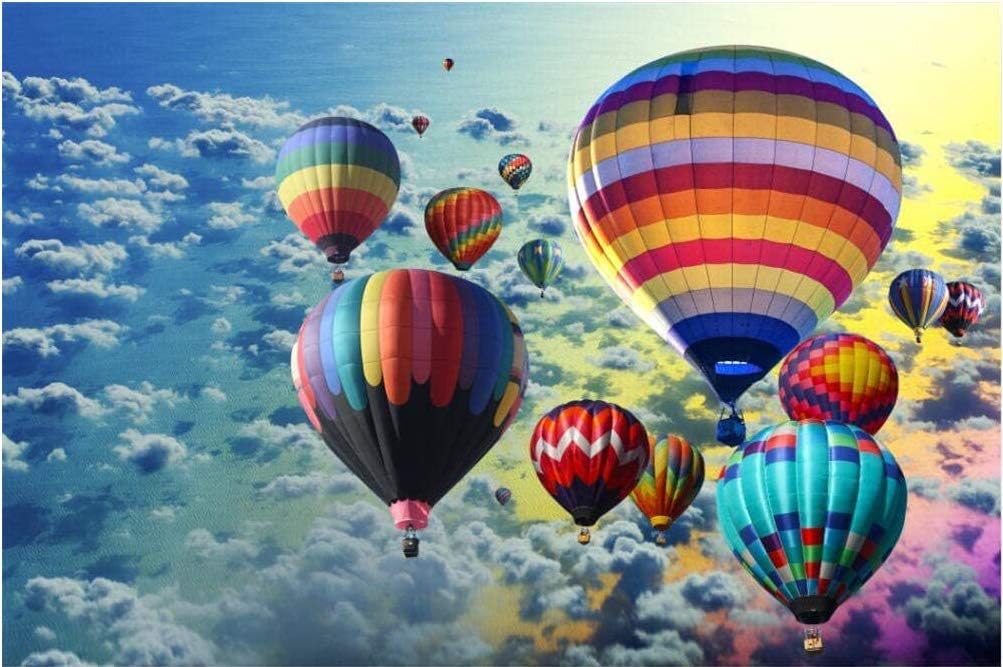 INFANDW Puzzle Jigsaw Puzzles for Grown Ups 1000 Piece Jigsaw Puzzles for Adults Jigsaw Floor Puzzle 29.5x19.7inch Hot air balloon