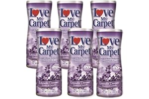 GENERIC 6 Love My Carpet | Carpet Deodorizer & Freshener Powder | 17 oz Pet Odor Eliminator for Strong Odor & Pet Urine | LAVENDER DREAMS | Safe for Homes with Pets