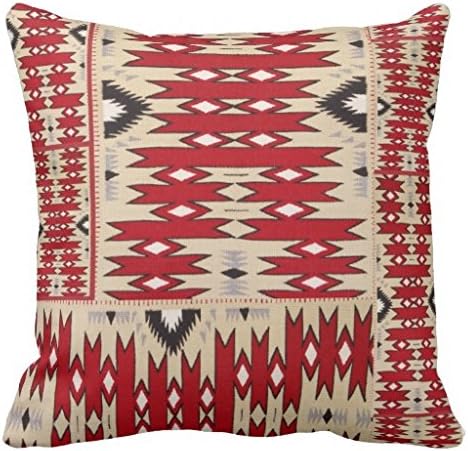 Native American Geometric Tribal Print Pillow Case
