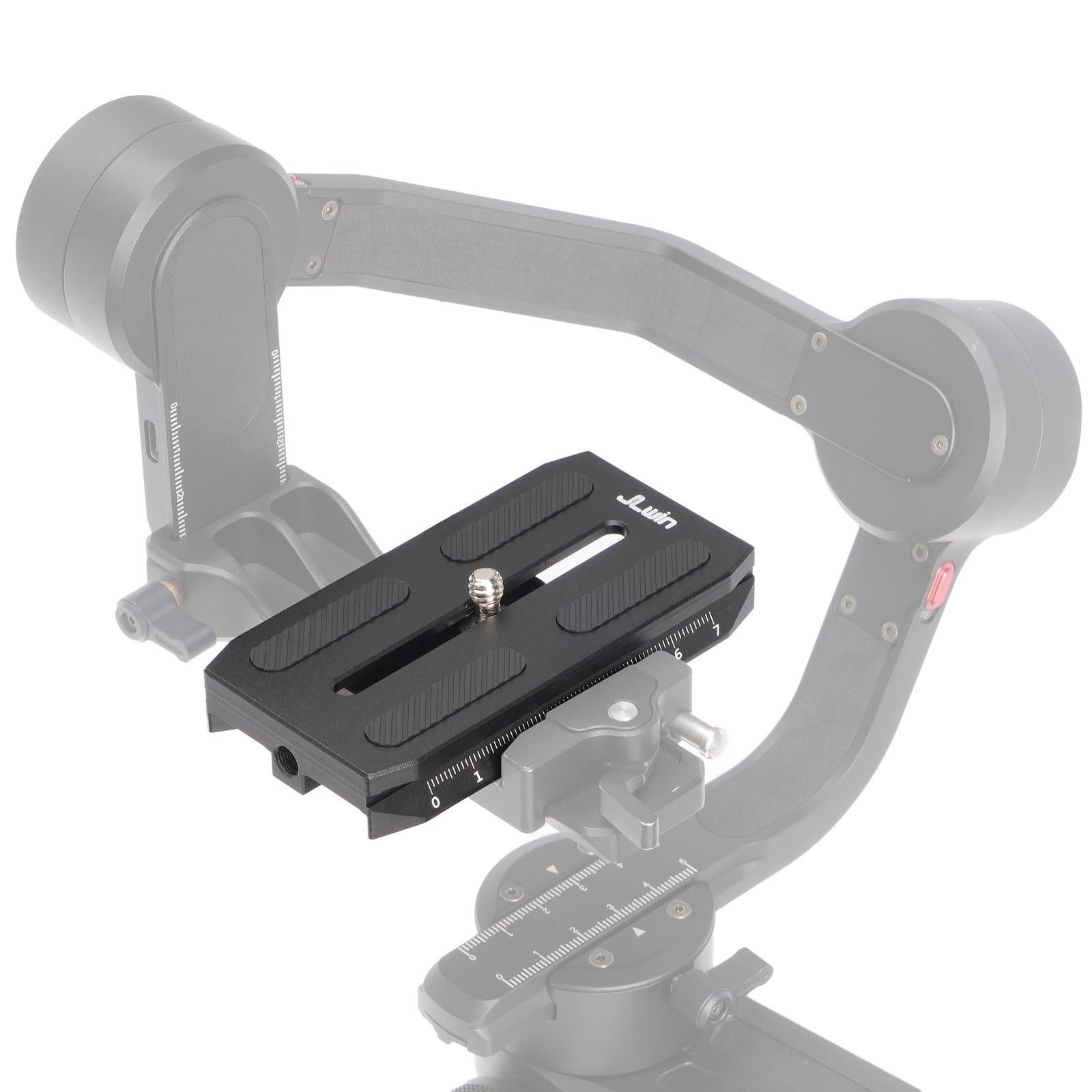 FOTGA Camera Quick Release Plate for ZHIYUN Crane 2, WEEBILL-S, WEEBILL 2 3 Gimbal Stabilizer, Quick Release Plate Compatible with Manfrotto 501PL 501HDV 503HDV 701HDV MH055M0-Q5 Tripod Ball Head
