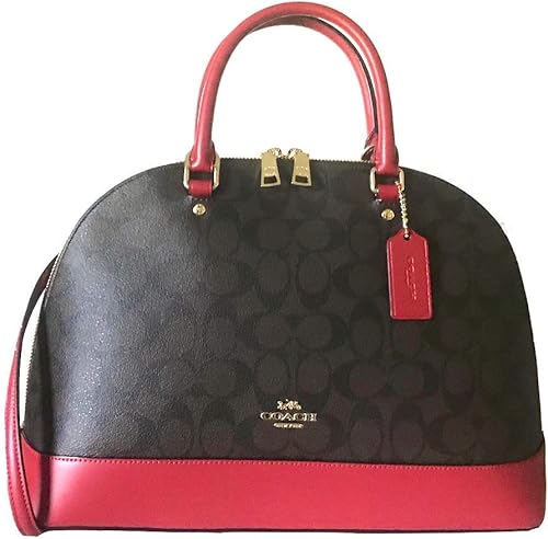 coach sierra satchel red