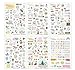 ONOR-Tech 6 Sheets Lovely Cute Little Pig Decorative Scrapbooking Craft Sticker Diary Album Sticker Adhesive