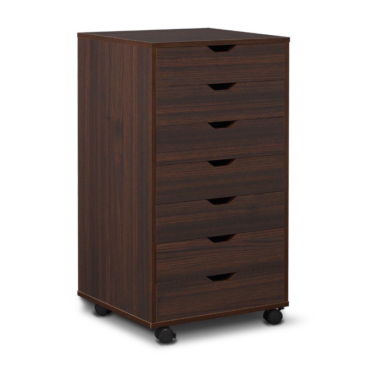 Devaise Mobile Office Pedestal Storage Cabinet Chest Of Drawers