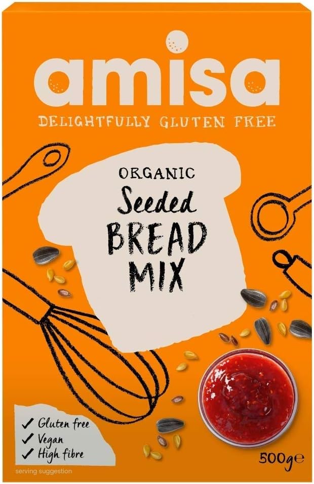Amisa Organic Gluten Free Seeded Bread Mix 500g