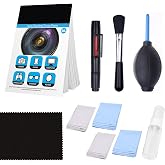 CamKix Camera Lens Cleaning Kit, Air Blower, 2-in-1 Lens Cleaning Pen | Cleaning Brush, Empty Spray Bottle, Lens Cleaning Paper Tissues and 5 Microfiber Cloths; No Liquid Included.