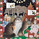 Ivory Cats - An American Christmas advent calendar (with stickers) by