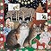 Ivory Cats - An American Christmas advent calendar (with stickers) by