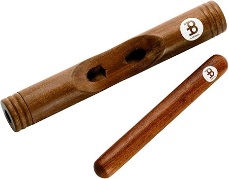 Meinl Percussion CL3RW Wood Claves, African aus Rotholz (30,5 cm Länge