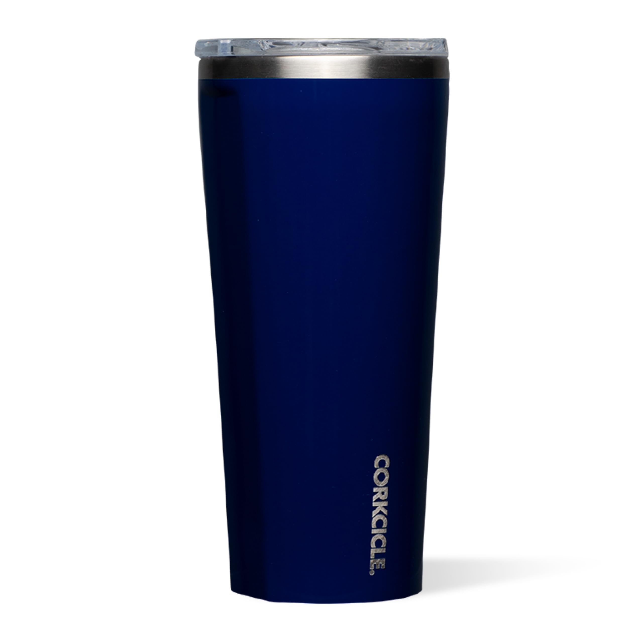 Corkcicle Tumbler - Triple Insulated Stainless Steel Travel Mug with Shatterproof Lid - Spill Proof, Reusable, BPA-Free, Dishwasher Safe - Gloss Midnight Navy, 475ml/16oz — image 1