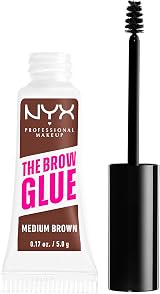 NYX Brow Gel The Brow Glue Tinted Eyebrow Gel Medium Brown 24Hr Hold view 8