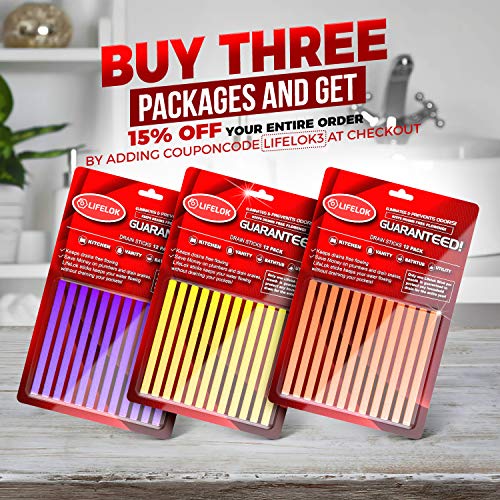 4 Drain+Cleaner+Sticks+Sani+Disposal