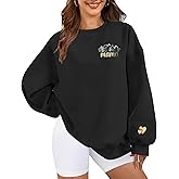 HEYTALALA Mama Sweatshirt for Women Oversized Crewneck Pullover Hoodies Graphic Tops Long Sleeve Mom Shirts