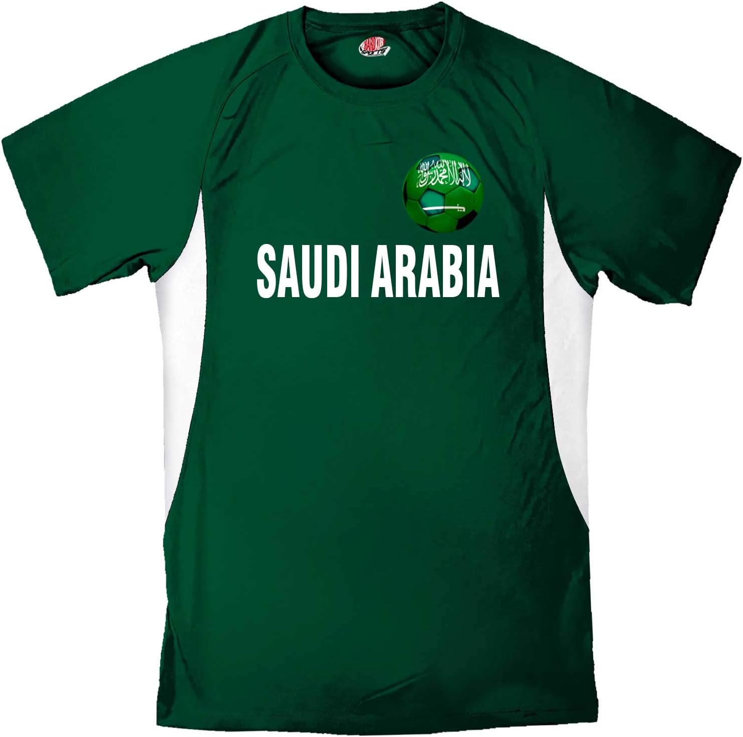 Custom Saudi Arabia Soccer Ball 1 Jersey Personalized with Your Names and Numbers