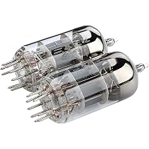 Lot De 2 Tubes à Vide 6H1n-EB Pour Préampli - Compatibles 6N1 / ECC85 / 6AQ8 - Son Chaud Et Naturel