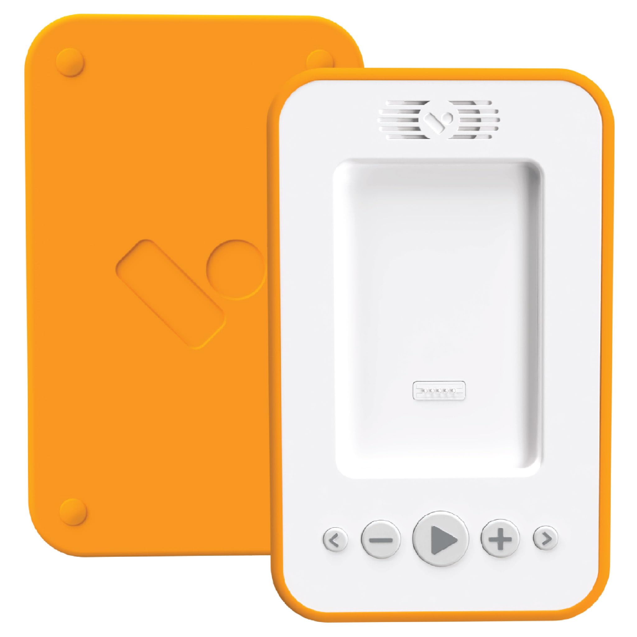 Voxblock Kids Audio Book Player | Orange Bumper | No Apps & No Wifi Needed | Portable & Screen Free Audiobook Player with Hundreds of Audiobooks Available