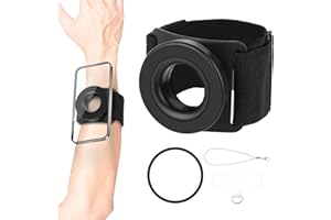 SUTENG Running Phone Holder for iPhone, Magnetic Wrist Phone Holder, Armband Cell Phone Holder, Magnetic Phone Holder, Compatible with magsafe iPhone 15 14 13 12 Pro Max Plus Mini