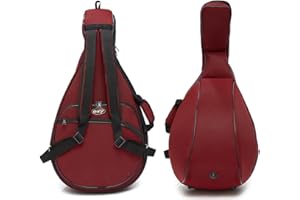 Oud Case by Oxy Padded Gigbag - Dark Red - by OXY with 30mm Unique Padding Material
