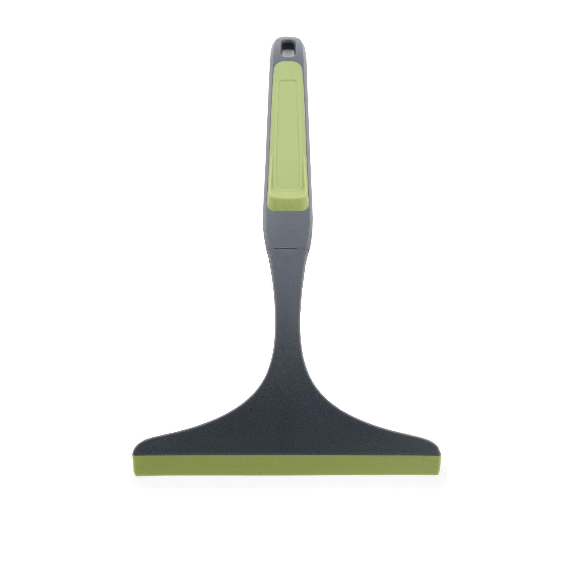 CleanPEAK Soft Grip Wiper Blade Squeegee for Streak Free Windscreens, Showerscreens, Windows, Tiles, Bathrooms and Mirrors, Grey / Green