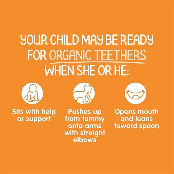 HAPPY BABY ORGANIC TEETHERS, BANANA AND SWEET POTATO, GENTLE TEETHING WAFERS, PACKETS, SOOTHING RICE COOKIES FOR TEETHING BABIES, 2 COUNT PER PACK, 12 COUNT PER BOX, 1.7 OUNCE