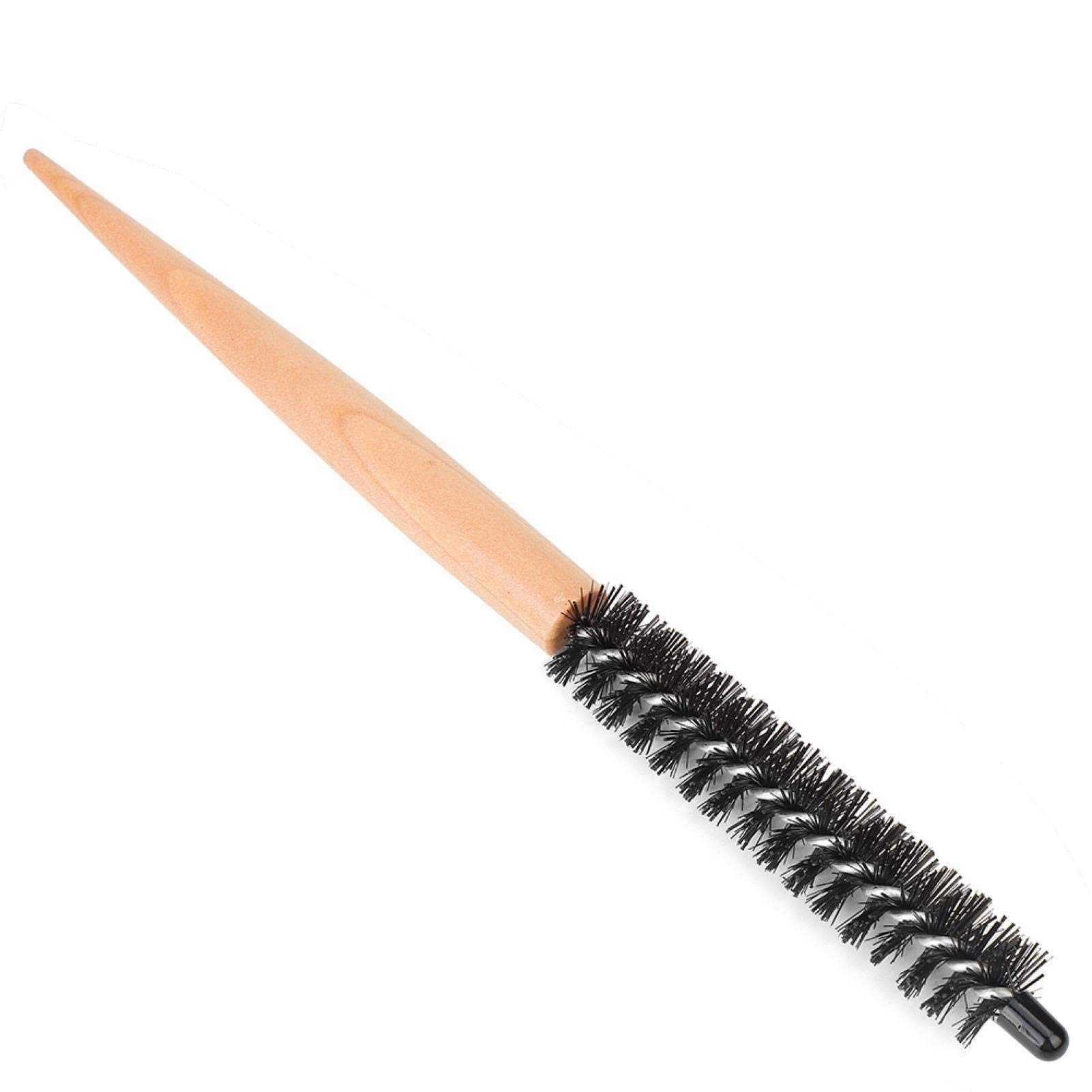 Teasing Brush, Practical Beautiful Small Round Hair Brush, Non-Toxic Quickly Disperse Heat Twisted Hair Shorten The Time Of Hair Drying For Home(20# small wooden comb)