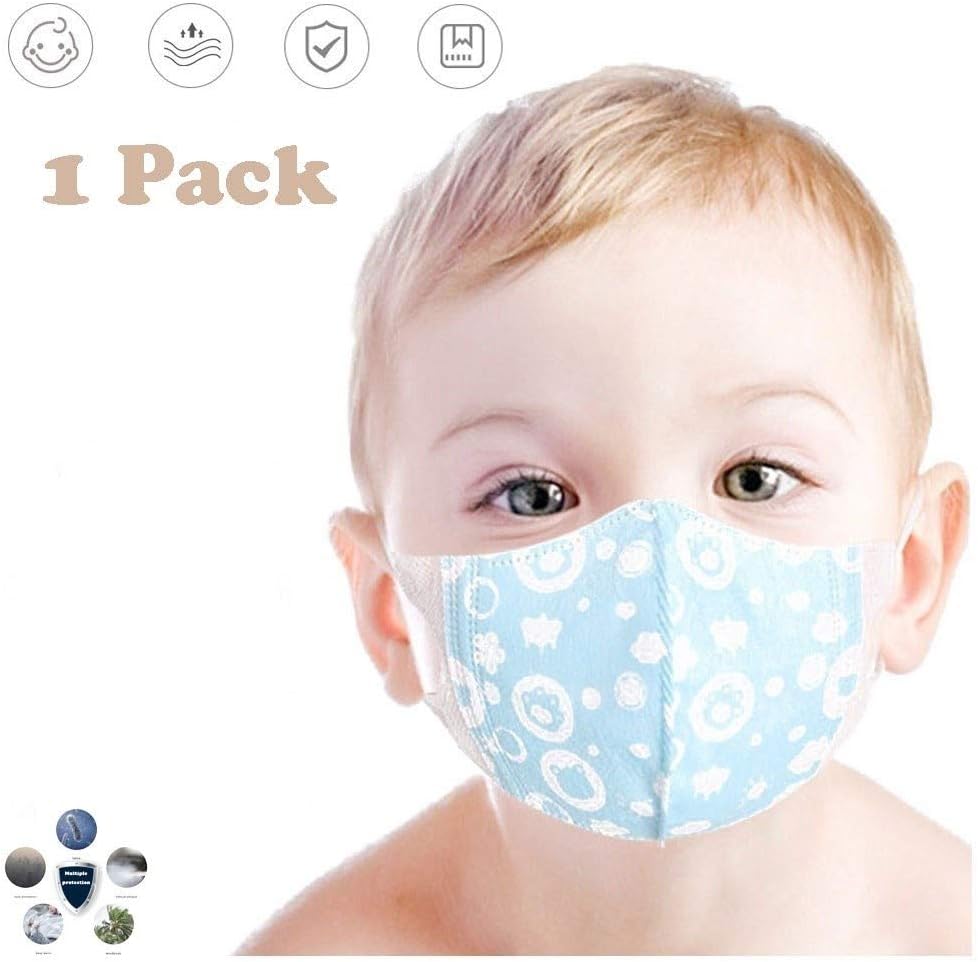 Jonigo Baby 0-3 Years Old Gauze Breathable, Comfortable, Cartoon Pattern, Material Special Cotton 3-8 Years Old Parent-Child Children-1 Pack (Color : Girl, Size : 0-3 years old)