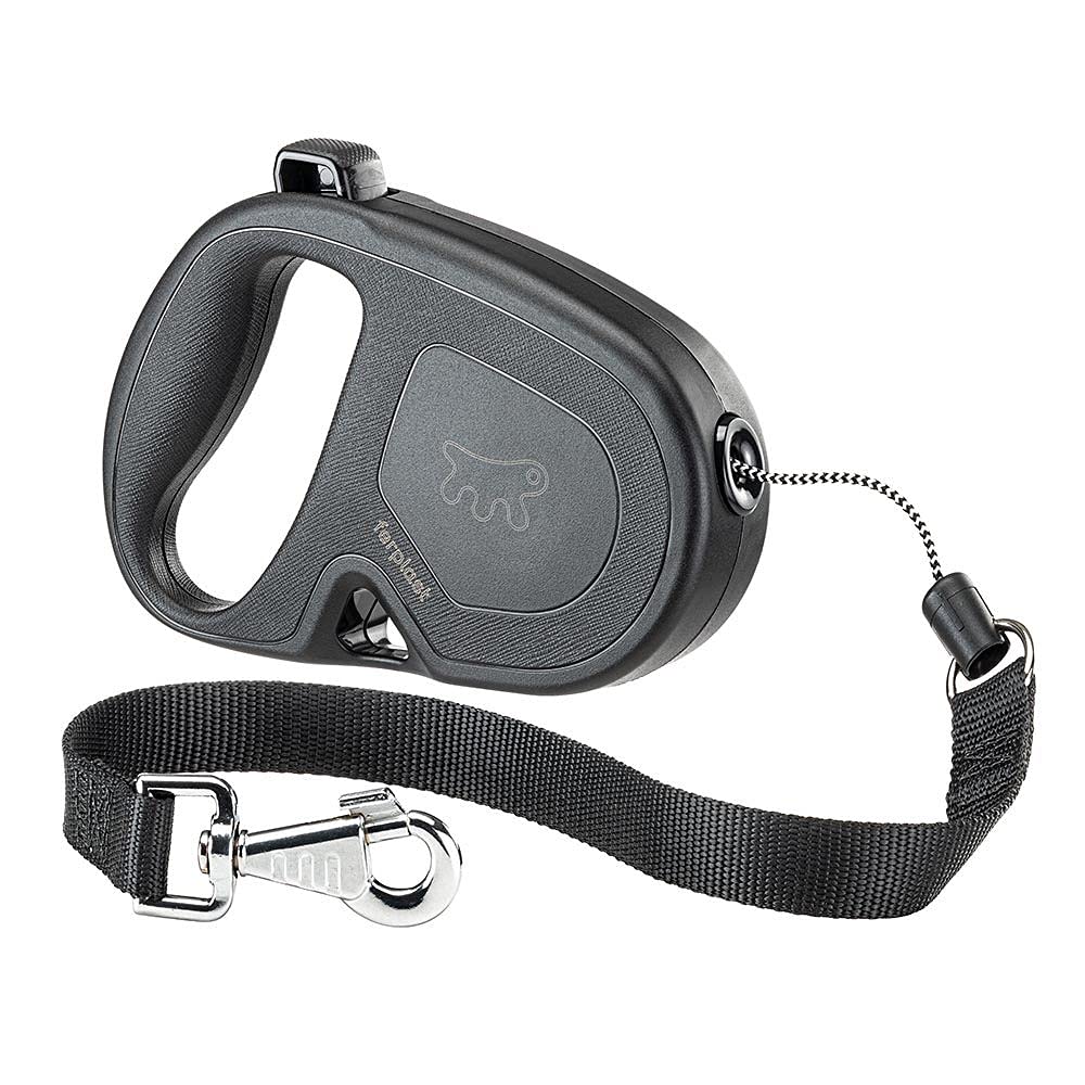 Ferplast Extendable Leash for Large Dogs FLIPPY ONE CORD L, 5 m retractable cord, max 35 kg, Black