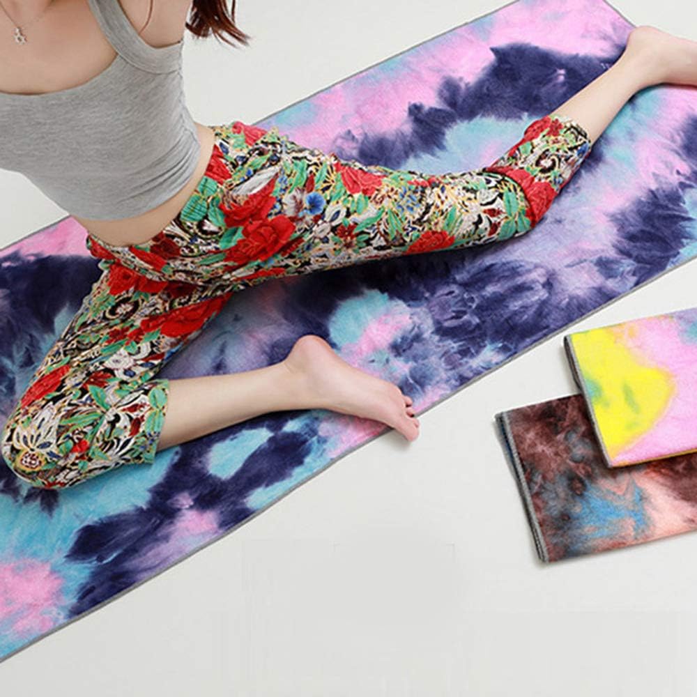RIGTMAL Yoga Mat TieDye Print Thick NonSlip Gym Sport