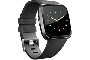 ATUP Replacement Bands Compatible for Fitbit Versa Band/Fitbit Versa Lite Band, Classic Accessory Sport Band Strap for Fitbit