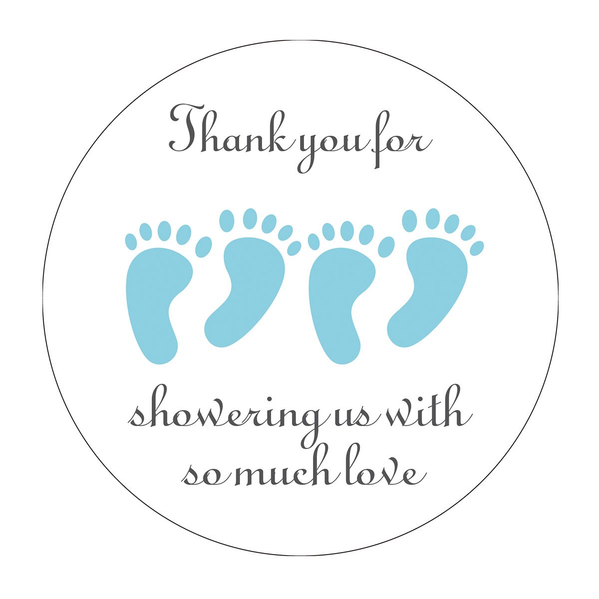 Amazon Com Magjuche Blue It S Twins Thank You For Coming Baby