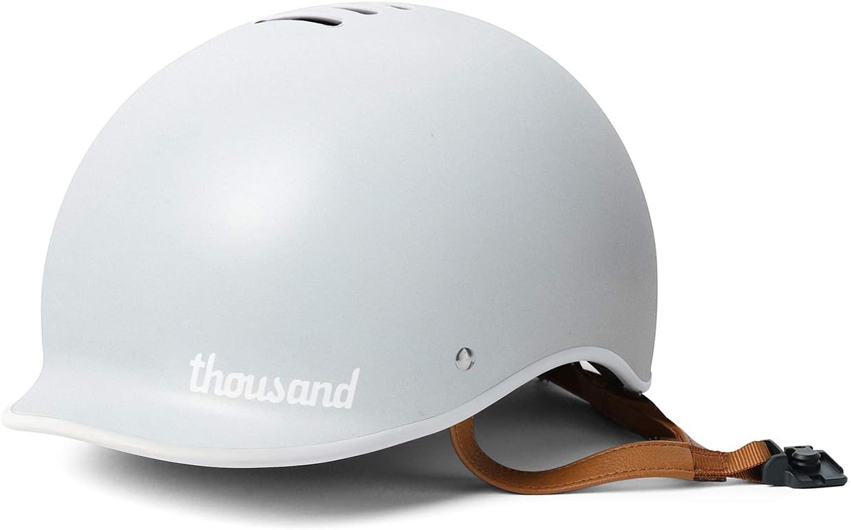 Thousand Poplock Anti-theft Bicycle Cycle Helmet (Arctic Grey, Medium)