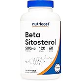Nutricost Beta Sitosterol 120 Softgels, 500mg - Non-GMO, Gluten Free Supplement, 60 Servings