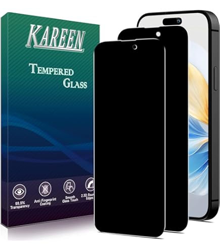 Protector Anti-espía 9h Protector De Pantalla Anti-espía Para Google Pixel 10 Pro - 2 Piezas, Cristal Templado 9H ¡Sin Burbujas! Película Privacidad Sin Burbujas