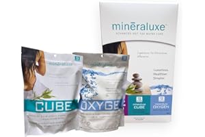 Mineraluxe 3 Month Hot Tub Water Care Kit, Oxygen & Cube Mineral Treatment