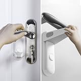 Moonybaby 2 Pack Door Lever Safety Lock White Child Proofing No Tools view 7