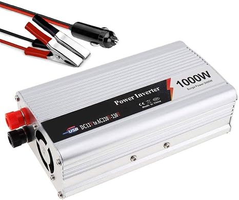 Amazon Co Jp オートカーパワーインバーター 1000w 00wピーク 12v 24v Ac 2v正弦波インバーターカートラック用電源 車載充電器 車中泊グッズ スマホ充電ノートブック スマートフォン キャンプ用 緊急 災害時バックアップ用電源 12v ホーム キッチン