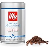 illy Decaf Whole Bean Coffee, Classic Medium Roast Gourmet Blend, 100% Arabica Coffee, 8.8 Ounce (Pack of 1)