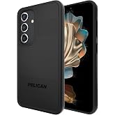Pelican Protector - Samsung Galaxy S24 Case [6.2"] [16ft MIL-STD Drop Protection] [Wireless Charging] Phone Case for Samsung Galaxy S24 - Slim, Rugged Cover with Anti Scratch Technology - Black