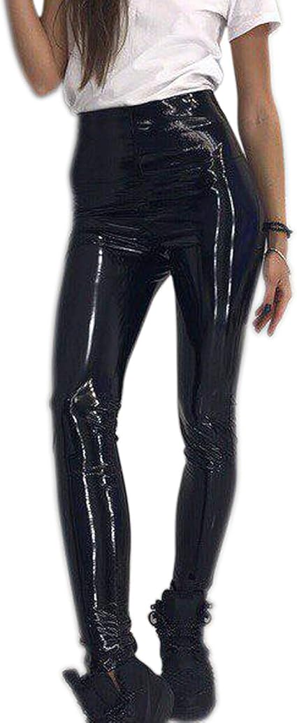 wet look jeans plus size