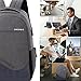 Sosoon Laptop Backpack, Business Bags with USB Charging Port Anti-Theft Water Resistant Polyester School Bookbag for College Travel Backpack for 15.6-Inch Laptop and Notebook, Gray