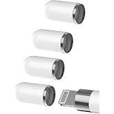 HOYULLI Pencil Cap(4 Pack) Top Magnetic Adapter 1st Generation Caps Accessories First Gen Stylus Pen Replacement Accessory Compatible for IPad 6 7 8 9 10th,12.9 Inch IPad Pro 1 10th, 10.5 Inch